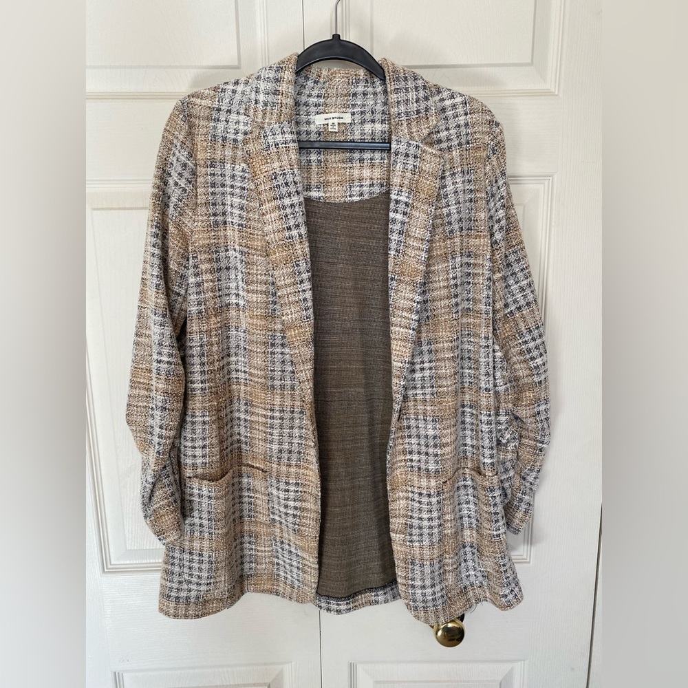 Plaid blazer